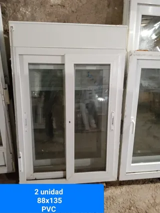 2 Ventanas PVC 88x135