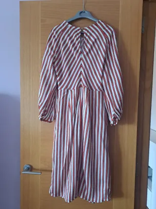 Vestido Pedro del Hierro Rayas Rojo y Blanco