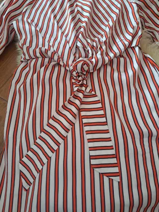 Vestido Pedro del Hierro Rayas Rojo y Blanco