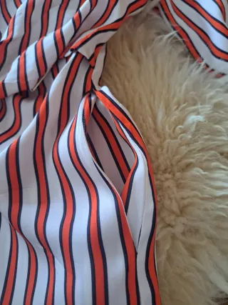 Vestido Pedro del Hierro Rayas Rojo y Blanco