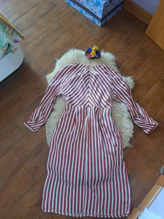 Vestido Pedro del Hierro Rayas Rojo y Blanco