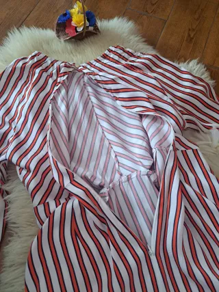 Vestido Pedro del Hierro Rayas Rojo y Blanco