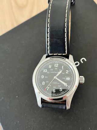 Reloj Hamilton Automático Negro/Plata