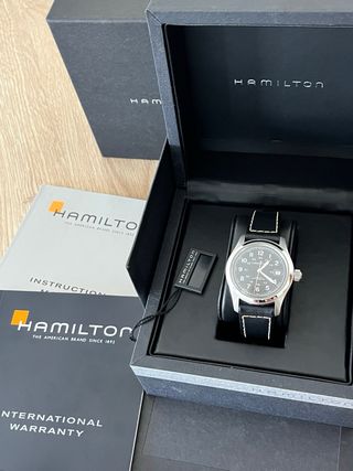 Reloj Hamilton Automático Negro/Plata
