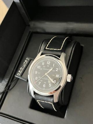 Reloj Hamilton Automático Negro/Plata