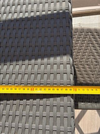 Conjunto mesa y 2 sillas terraza/jardín