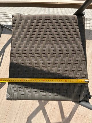 Conjunto mesa y 2 sillas terraza/jardín