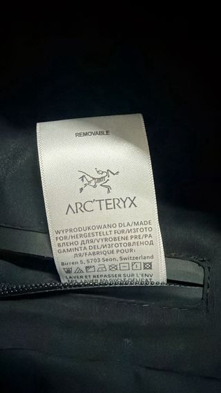 Cortavientos Arc'teryx Negro Gore-Tex