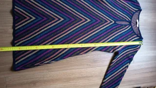 Vestito Twin Set fantasia righe lamé