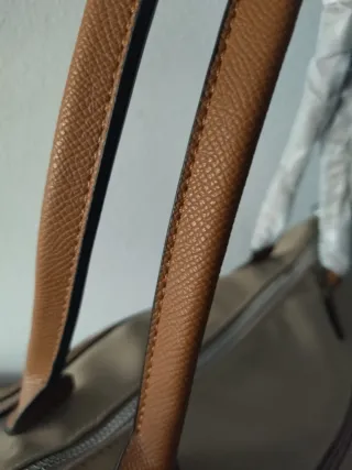 Bolso shopper beige