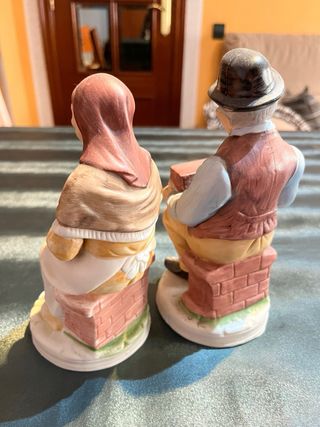 Par Figuras Porcelana Vintage