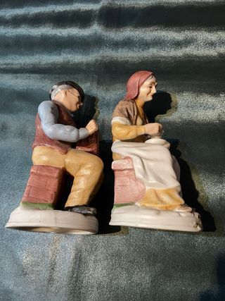 Par Figuras Porcelana Vintage