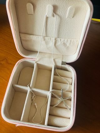 Colgante estrella de mar plata y joyero