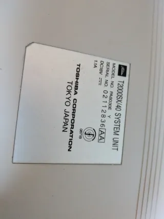 Toshiba T2000SX - Piezas o Reparación