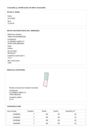 Parcela urbana en Coín