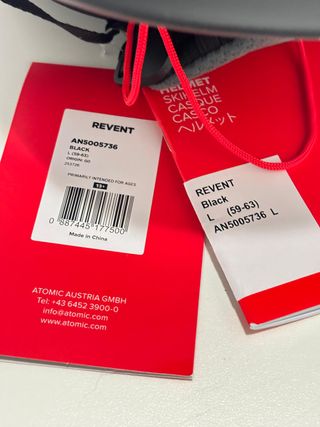 Casco Esquí Atomic Revent All Mountain Negro