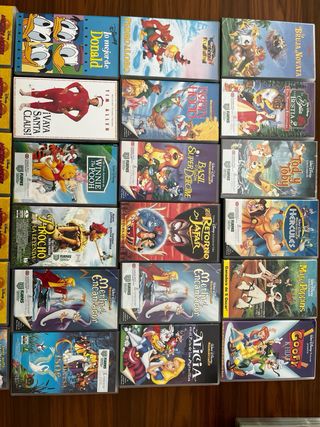 Colección VHS Películas Infantiles Disney