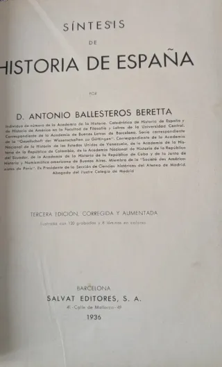 Síntesis de Historia de España