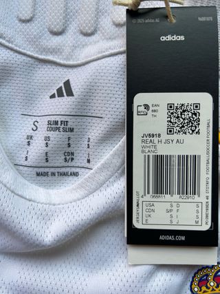 Camiseta Real Madrid Adidas Talla S