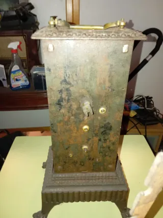 Maquinaria asar chimenea antigua