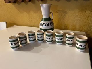 Jarra y vasos Andalucía