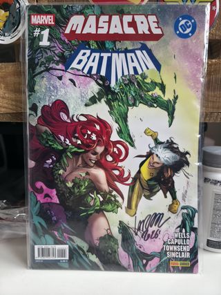 MASACRE / BATMAN #1 Variante Larraz FIRMADO