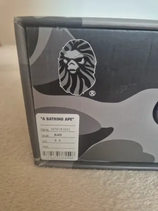 BAPESTA Bape Black EU 43