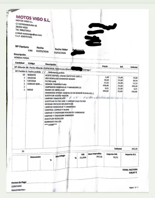 Honda Forza 125 - Muy cuidada y Revisada (Vigo)