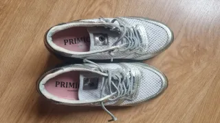 Zapatillas plataforma Primichi doradas/plateadas