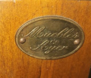 Mueble TV madera con cajones