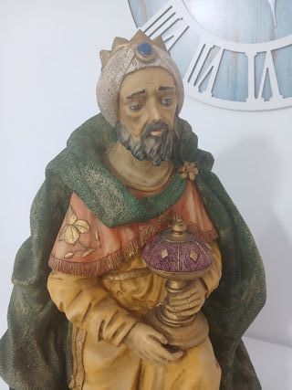 Statua Melchiorre 60cm Resina Bompiani