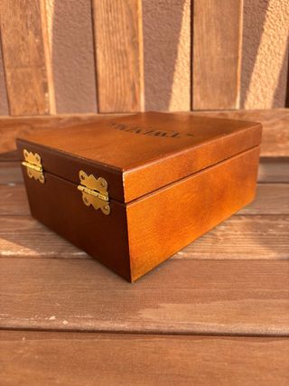 Scatola porta tea Twinings in legno