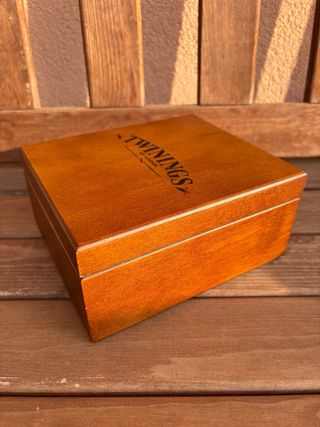 Scatola porta tea Twinings in legno