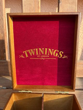 Scatola porta tea Twinings in legno