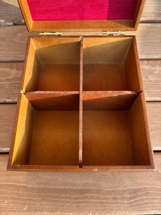 Scatola porta tea Twinings in legno