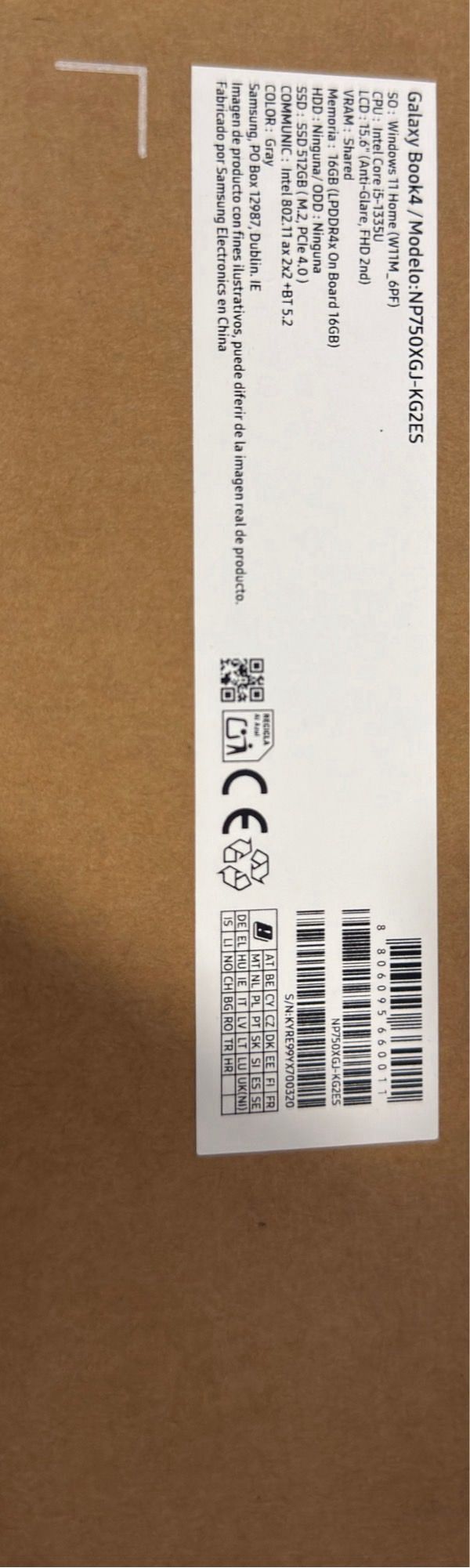 Samsung Galaxy Book4 i5/16GB/512GB/Garantía incl afbeelding 8
