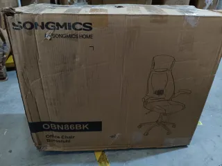 Silla de Oficina SONGMICS OBN86BK Negra