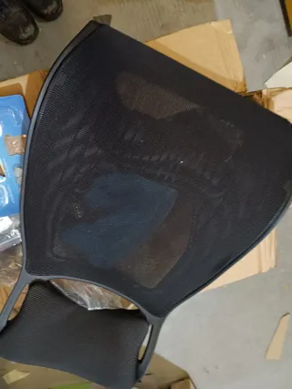 Silla de Oficina SONGMICS OBN86BK Negra