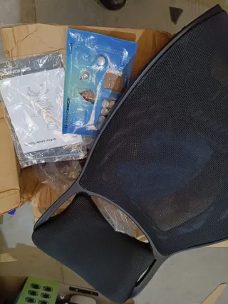 Silla de Oficina SONGMICS OBN86BK Negra