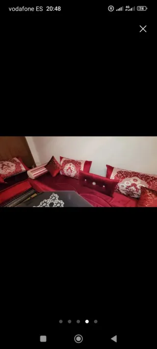 Salón Marroquí Rojo