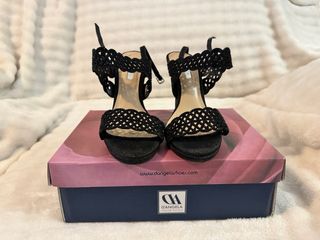 Conjunto Zapatos y Cartera Negro Talla 38