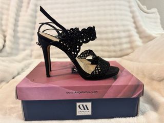 Conjunto Zapatos y Cartera Negro Talla 38