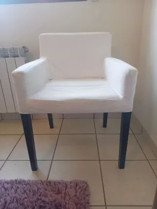 Sillón Ikea Mårenäs Blanco y negro