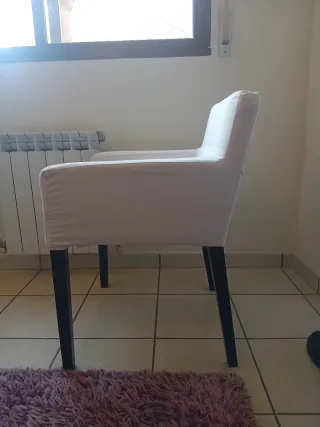 Sillón Ikea Mårenäs Blanco y negro