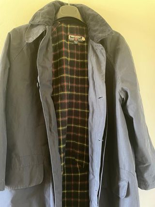 Gabardina Azul Talla 12