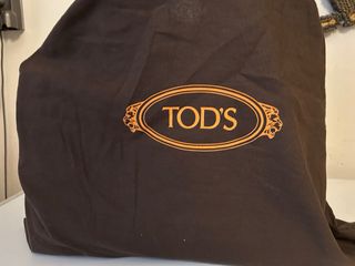 Borsa Tods blu in pelle