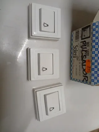 Pulsador Timbre o interruptor marca solera