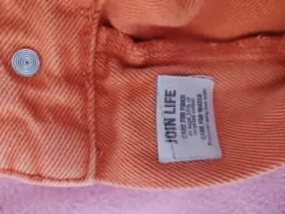 Pantalón cargo vaquero naranja
