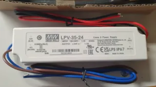 2 Fuentes Alimentación 24V XLG-75-24-A LPV-35-24