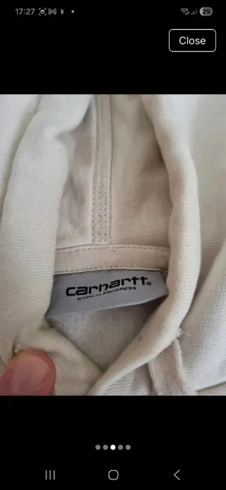 Sudadera Carhartt Crema Talla M